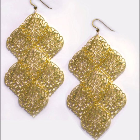 Kipepeo Jewelry - Kipepeo Zanzi Earrings (18K Gold Plated)